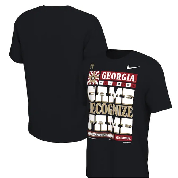 Nike Men’s Georgia Bulldogs 2022 National Championship Locker Room T-Shirts - Picture 2 of 2